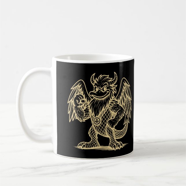 Taza De Café La canción de los pavos y los dragones (Izquierda)
