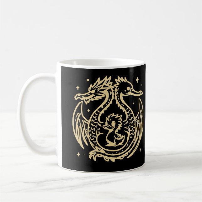 Taza De Café La canción de los pavos y los dragones (Izquierda)