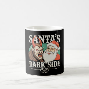 Taza De Café La cara oscura de Santa Krampus Krampusnacht Navid