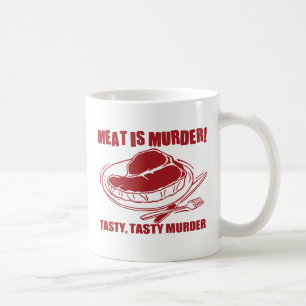 Taza De Café La carne es asesinato