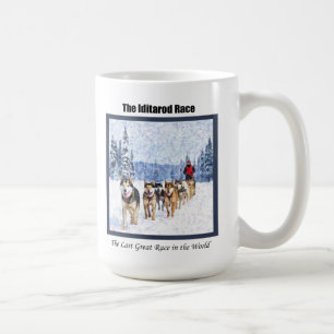 Taza De Café La carrera Iditarod en Alaska