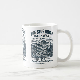 Taza De Café La carretera escénica Blue ridge