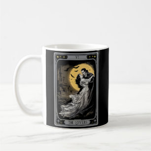 Taza De Café La Carta de Tarot de Los Amantes – Drácula Vampiro