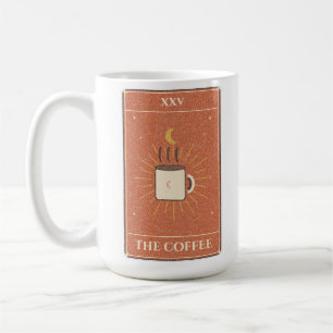 Taza De Café La Carta de Tarot del Café