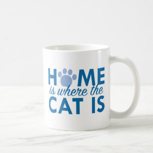 Taza De Café La Casa Es Donde Está El Gato