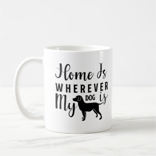 Taza De Café La casa está donde esté mi perro