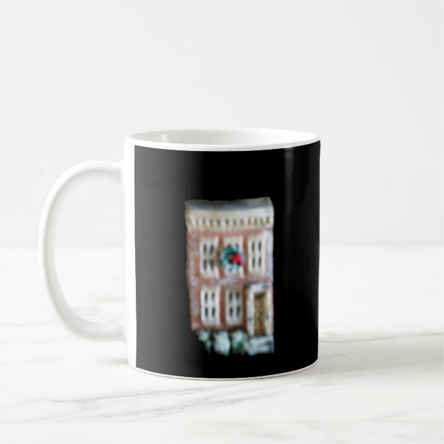 TAZA DE CAFÉ LA CASA ROSA/NAVIDAD (Izquierda)