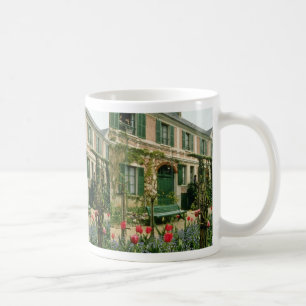Taza De Café La casa y jardín, Giverny, franco septentrional d