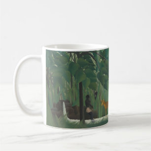 Taza De Café La Cascada de Henri Rousseau, Arte Antiguo Fino