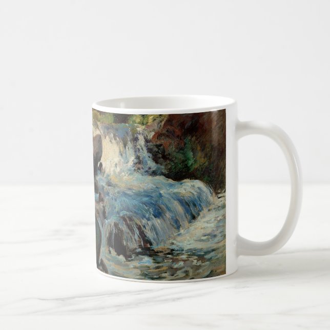 Taza De Café La cascada de John Henry Twachtman (Derecha)