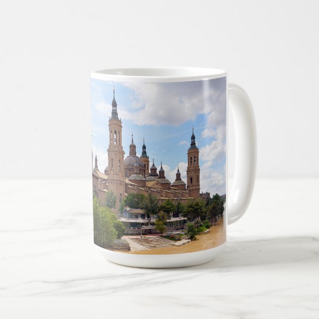 Taza De Café La catedral de nuestra señora del pilar y del Ebro (Anverso derecho)