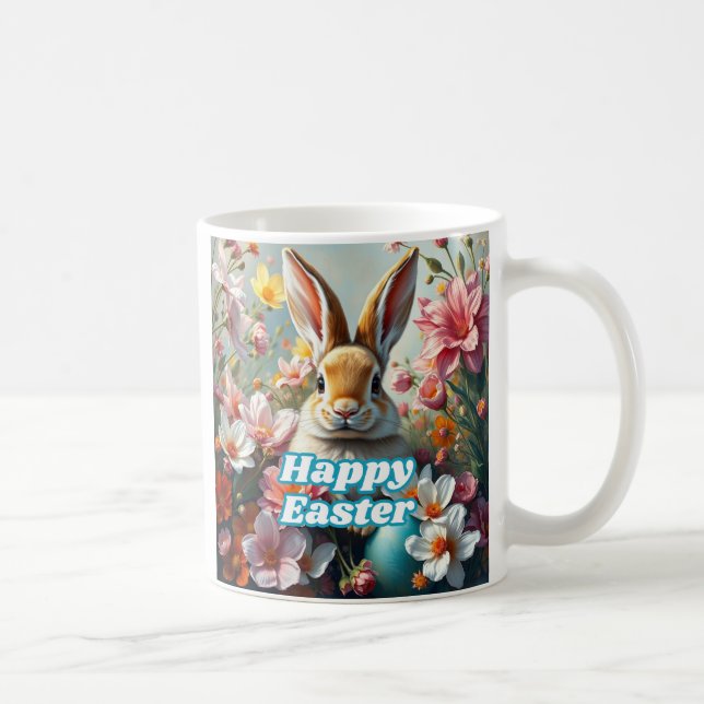 Taza De Café La caza moderna de huevos de Pascua (Derecha)