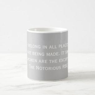 Taza De Café La célebre alfombra de citas de RBG