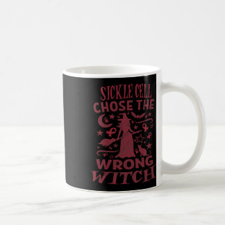 Taza De Café La Célula De Enfermedad De Halloween Eligió La Bru