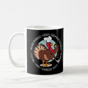 TAZA DE CAFÉ LA CENA DE AGRADECIMIENTO SE SIRVE GRACIAS