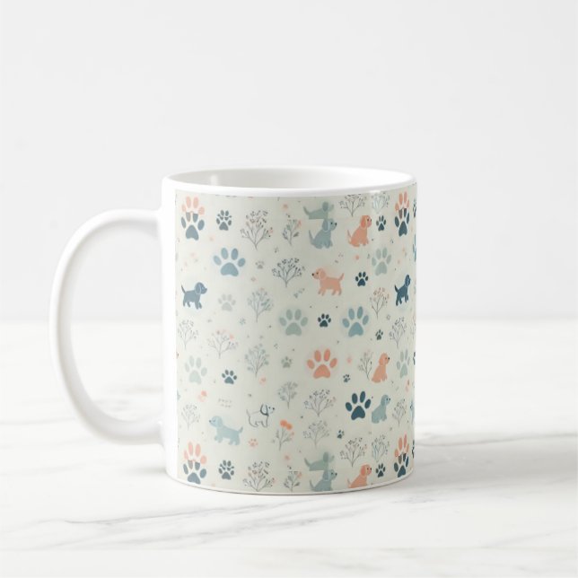 Taza De Café La cerámica del perro Lover (Izquierda)