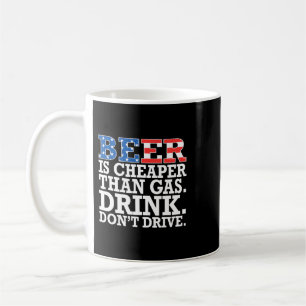 Taza De Café La cerveza es más barata que la bebida gaseosa no