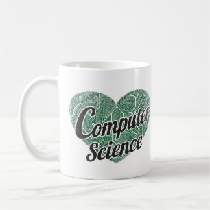 Taza De Café La ciencia de la computación retro el amor en la p