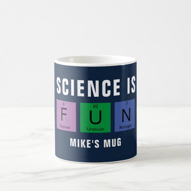 Taza De Café La ciencia es ciencia de la química divertida (Centro)