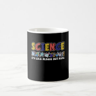 Taza De Café La ciencia es como la magia pero el verdadero cien