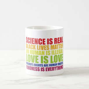 Taza De Café La ciencia es el verdadero orgullo LGBT en vidas n