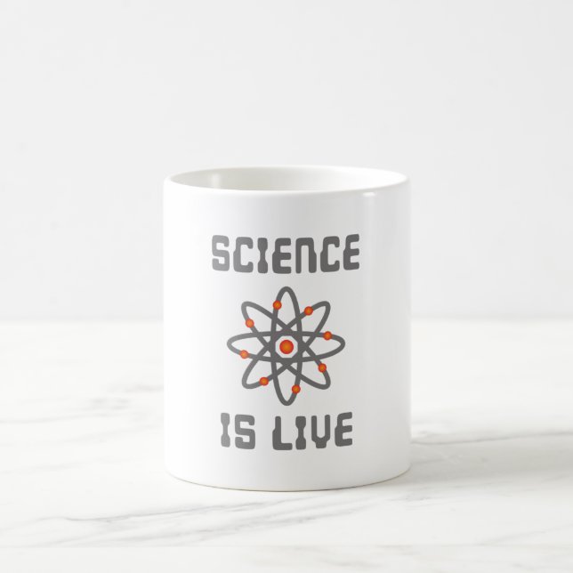 Taza De Café La ciencia es la vida (Centro)