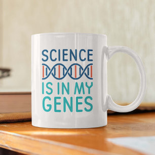 Taza De Café La Ciencia Está En Mis Genes
