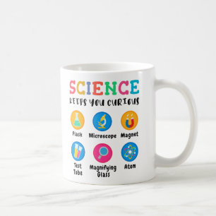 Taza De Café La ciencia te mantiene curioso
