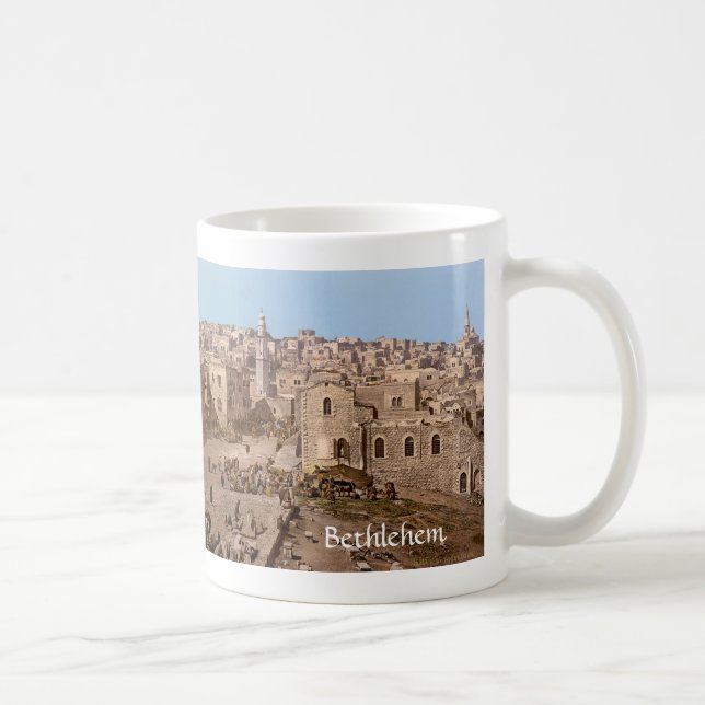 Taza De Café La ciudad santa de Belén (Derecha)