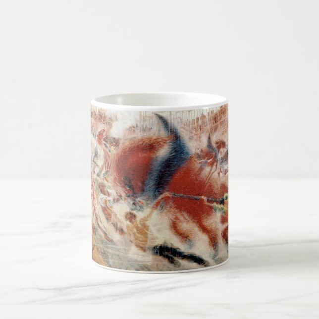 Taza De Café La ciudad se levanta (por Umberto Boccioni) (Centro)