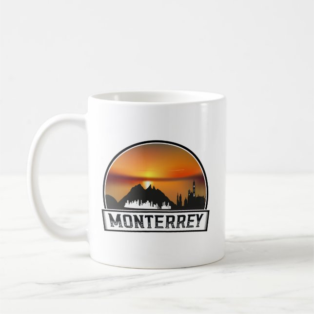 Taza De Café La ciudad solar de Monterrey en México (Izquierda)
