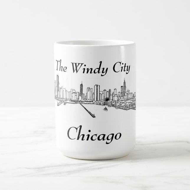 Taza De Café La ciudad ventosa Chicago (Centro)