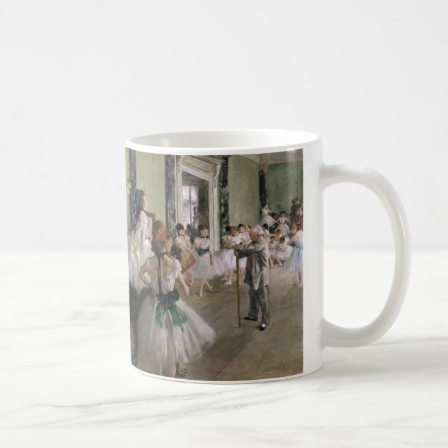 Taza De Café La clase de baile de Edgar Degas (Derecha)