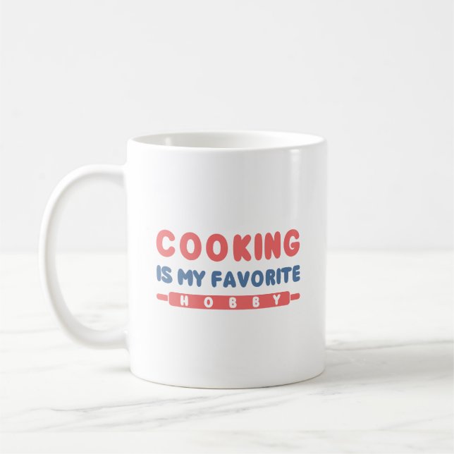Taza De Café La Cocina Es Mi Hobby Favorito (Izquierda)