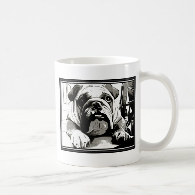 Taza De Café La colección del "bulldog inglés" (Derecha)