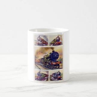 Taza De Café La colección del tren del vapor