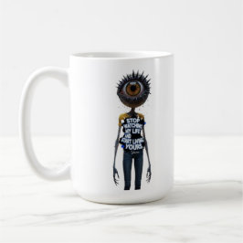 Taza De Café La Colección El Ojo Y La Palabra