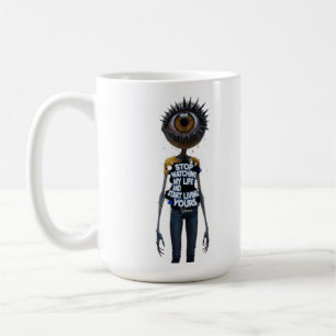 Taza De Café La Colección El Ojo Y La Palabra