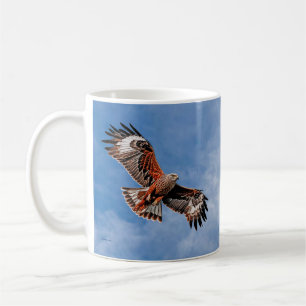 Taza De Café La cometa roja en aumento
