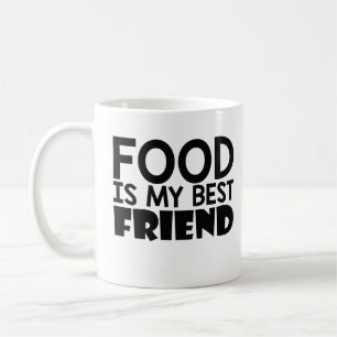 Taza De Café La Comida Es Mi Mejor Amigo