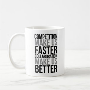 Taza De Café La competencia nos hace más rápidos