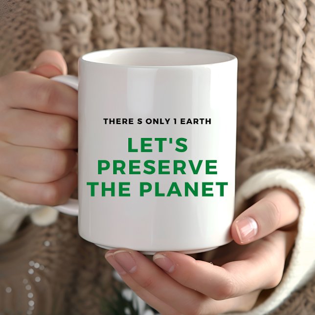 Taza De Café La conciencia ambiental frena el cambio climático (Subido por el creador)