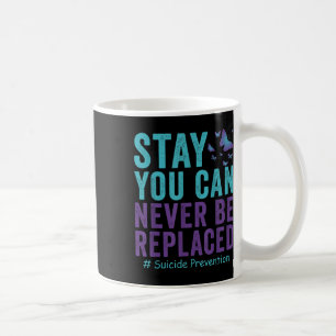 Taza De Café La Conciencia Sobre La Prevención Del Sucida Nunca