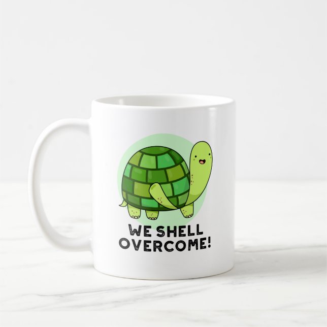 Taza De Café La conjuración superó a la divertida Tortoise Pun (Izquierda)
