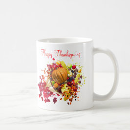 Taza De Café La Cornucopia del Día de Acción de Gracias