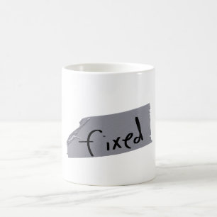 Taza De Café La corrección de la cinta de ducto