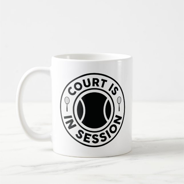 Taza De Café La Corte Está En Sesión (Izquierda)