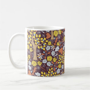 Taza De Café La cosecha de la cosecha del jardín repite un patr