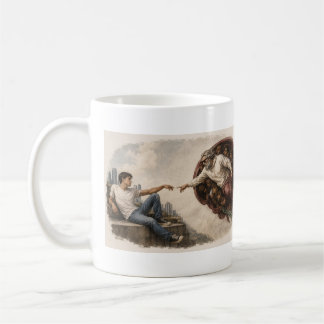 Taza De Café La Creación de Adán - Giro Moderno