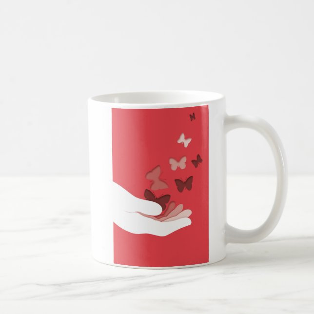 Taza De Café La creación (roja) del café Mug (Derecha)